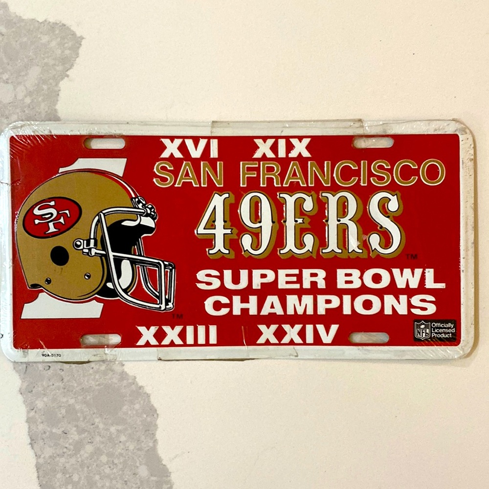 San Francisco 49ers 🏈 decorative license plate